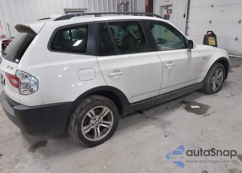 2004 BMW X3 3.0I z USA, uszkodzony, nr VIN WBXPA93404WA64062